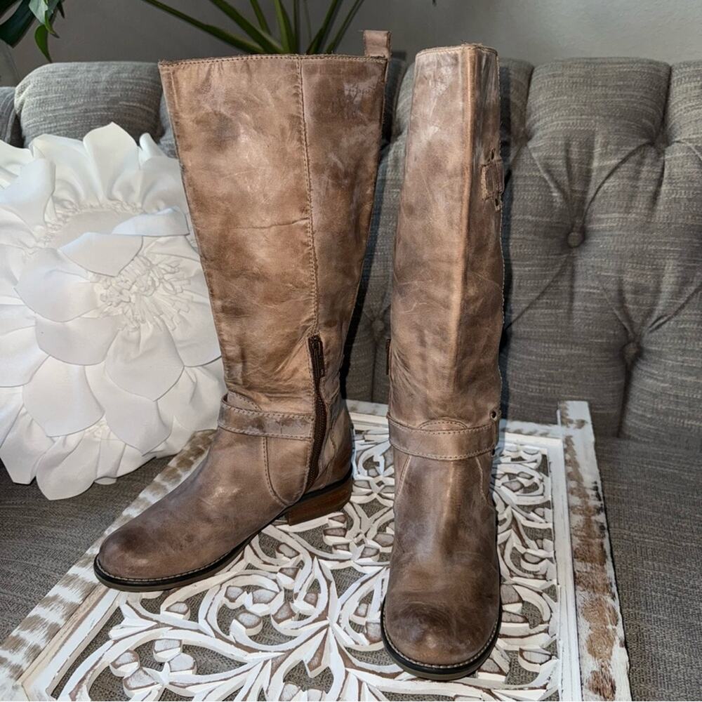 Corral Boots Brown Leather Tall Boots Women’s 7 View 2